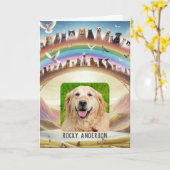 Rainbow Bridge-Gedicht-Karte Karte (Gelbe Blume)