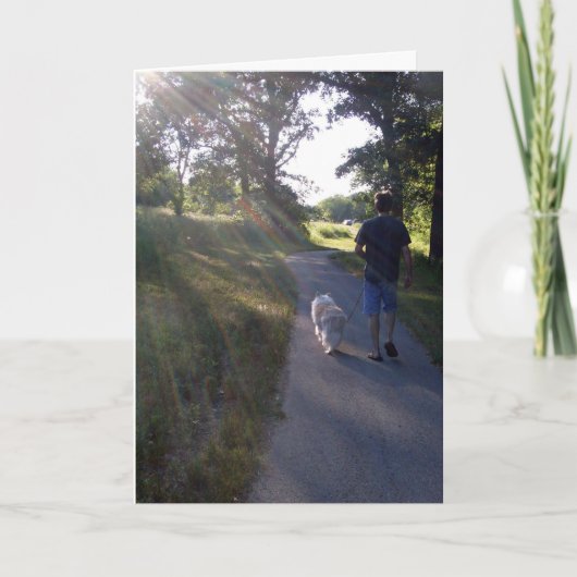 Rainbow Bridge-Gedicht-Karte Karte (Vorderseite)