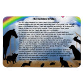 Rainbow Bridge Gedicht Magnet (Horizontal)