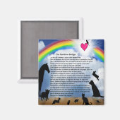 Rainbow Bridge Gedicht Magnet (Vorderseite/Rückseite)