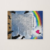 Rainbow Bridge Gedicht Puzzle (Horizontal)