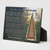 Rainbow Bridge Haustier Erinnerung Keepake Fotoplatte (Seite)