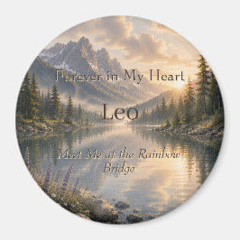 Rainbow Bridge Haustier-Erinnerungsmagnet | Friedl Magnet