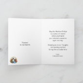 Rainbow Bridge Hunde Beileid Sentiment Karte (Innenseite)