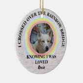 Rainbow Bridge-Hundemachorial, Benutzerdefiniertes Keramik Ornament (Rechts)