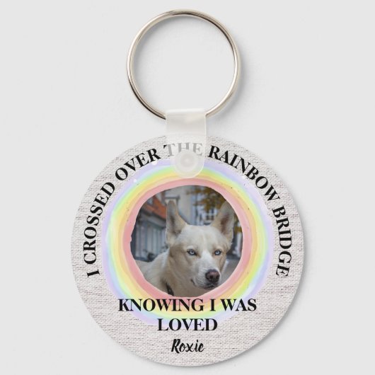 Rainbow Bridge-Hundemachorial, Benutzerdefiniertes Schlüsselanhänger (Vorderseite)