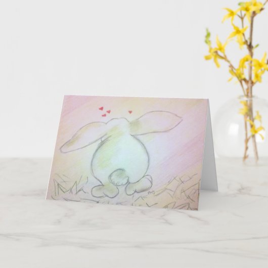 Rainbow Bridge (innen leer) Karte (Gelbe Blume)