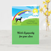 Rainbow Bridge Karte (Gelbe Blume)