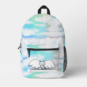 Rainbow Bridge Katze Engel KiniArt Bedruckter Rucksack