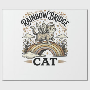 Rainbow Bridge Katze Katze Gedenk Rainbow Bridge V Geschenkpapier
