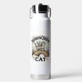Rainbow Bridge Katze Katze Memorial Rainbow Bridge Trinkflasche (Vorderseite)