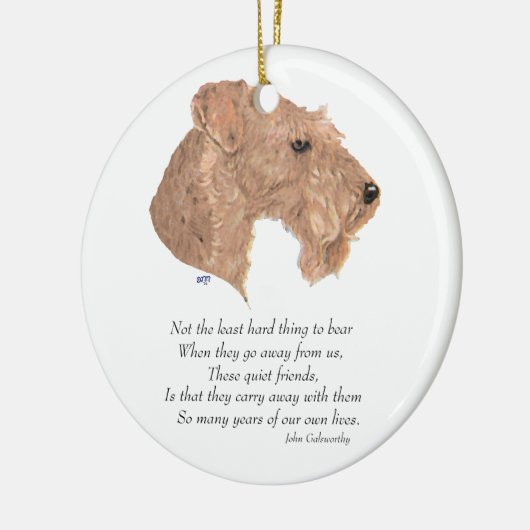 Rainbow Bridge Keepake Keramik Ornament (Links)