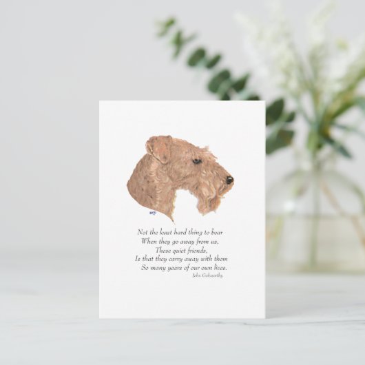 Rainbow Bridge Keepake Postkarte (Stehend Vorderseite)