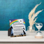 Rainbow Bridge-Lieblingsgedicht Fotoplatte (InSitu)