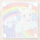 Rainbow Bridge Loss eines Untersetzer aus Hunde (Rückseite)