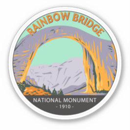 Rainbow Bridge National Monument Utah Vintag Aufkleber