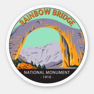 Rainbow Bridge National Monument Utah Vintag Aufkleber