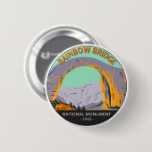 Rainbow Bridge National Monument Utah Vintage Button (Vorne & Hinten)