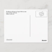 Rainbow Bridge, Niagara Falls Postkarte (Rückseite)