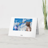 Rainbow Bridge Pet Beileid Gedicht Karte (Rückseite)