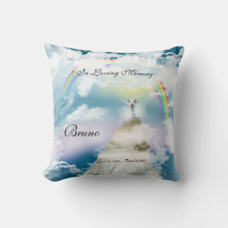 Rainbow Bridge Pet Hund Memorial Kissen