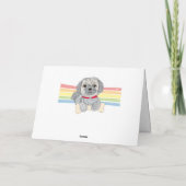 Rainbow Bridge Pet Loss Beileid Karte (Rückseite)