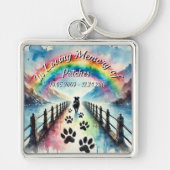 Rainbow Bridge Pet Loss Memory Petal Press Co. Schlüsselanhänger (Vorne)