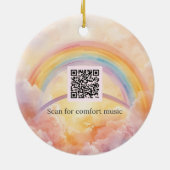 Rainbow Bridge Pet Loss Ornament | Interactive QR (Hinten)