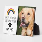 Rainbow Bridge | Pet Memorial Keepake Fotoplatte (Seite)