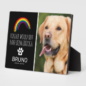 Rainbow Bridge | Pet Memorial Keepake Fotoplatte (Seite)