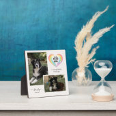 Rainbow Bridge Pet Memorial Photo Plaque Fotoplatte (InSitu)
