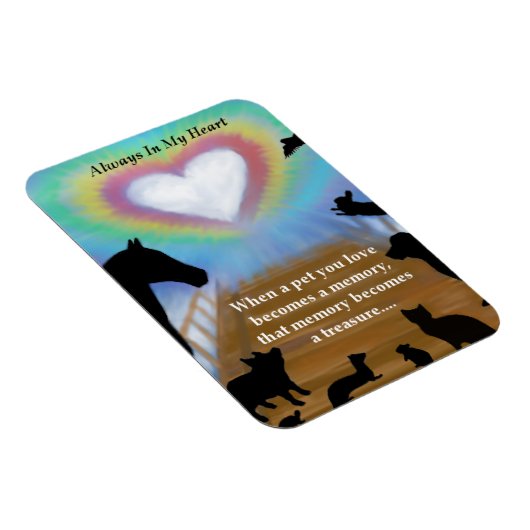 Rainbow Bridge Pets Magnet (Rechte Seite)