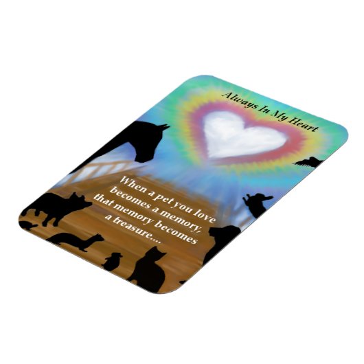 Rainbow Bridge Pets Magnet (Linke Seite)