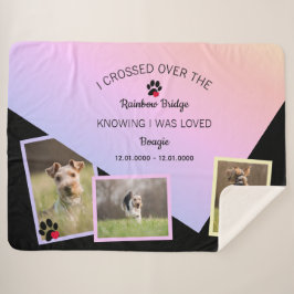 Rainbow Bridge Photo Pet Memorial Large Sherpadecke