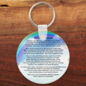 Rainbow Bridge Poem Schlüsselanhänger (Vorderseite)