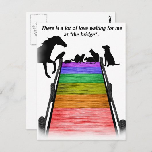 Rainbow Bridge Postcard Postkarte (Vorne/Hinten)
