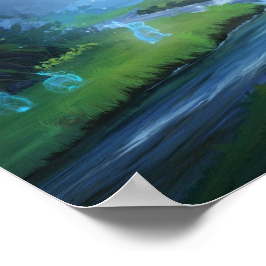 Rainbow Bridge Poster (Ecke)