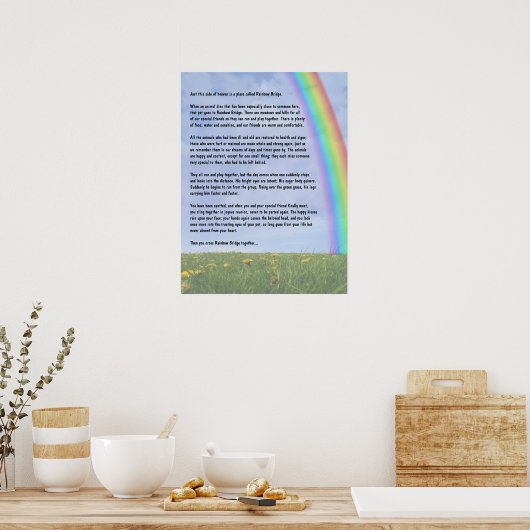 Rainbow Bridge Poster (Küche)