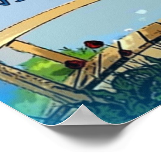 Rainbow Bridge Poster (Ecke)