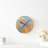 Rainbow Bridge Runde Wanduhr (Zuhause)