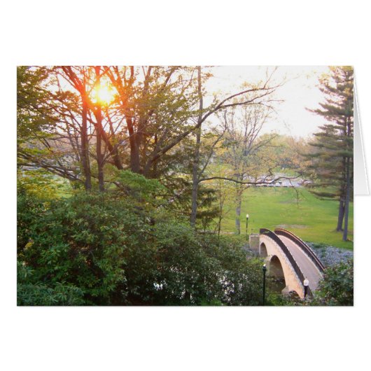 Rainbow Bridge Sunset an der Grove City Uni (Vorderseite (Horizontal))