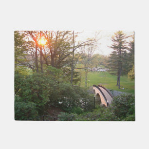Rainbow Bridge Sunset an der Grove City Uni Fußmatte