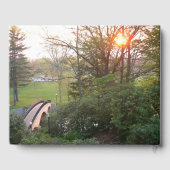 Rainbow Bridge Sunset an der Grove City Uni Gästebuch (Rückseite)