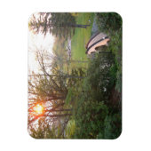 Rainbow Bridge Sunset an der Grove City Uni Magnet (Vertikal)
