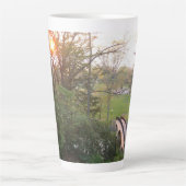 Rainbow Bridge Sunset an der Grove City Uni Milchtasse (Vorderseite)