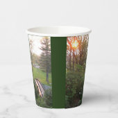 Rainbow Bridge Sunset an der Grove City Uni Pappbecher (Links)