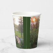 Rainbow Bridge Sunset an der Grove City Uni Pappbecher (Rechts)