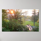 Rainbow Bridge Sunset an der Grove City Uni Poster (Vorne)