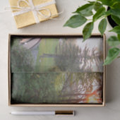 Rainbow Bridge Sunset an der Grove City Uni Seidenpapier (Geschenk)