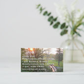 Rainbow Bridge Sunset an der Grove City Uni Visitenkarte (Stehend Vorderseite)